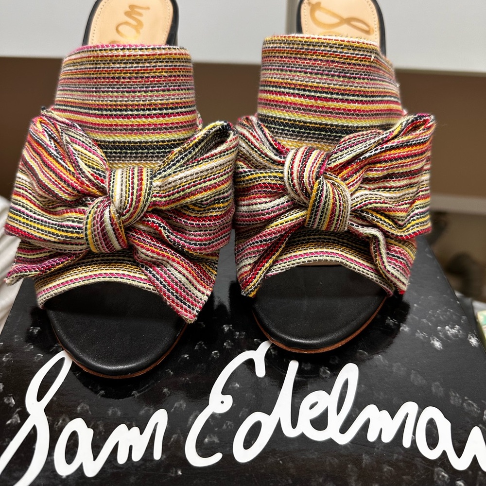 Sam Edelman Women's Multicolor Striped Sandals